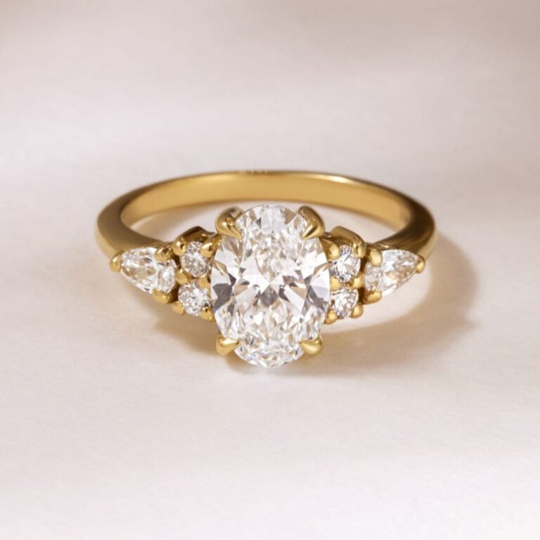 3 Carat Oval Diamond Engagement Rings